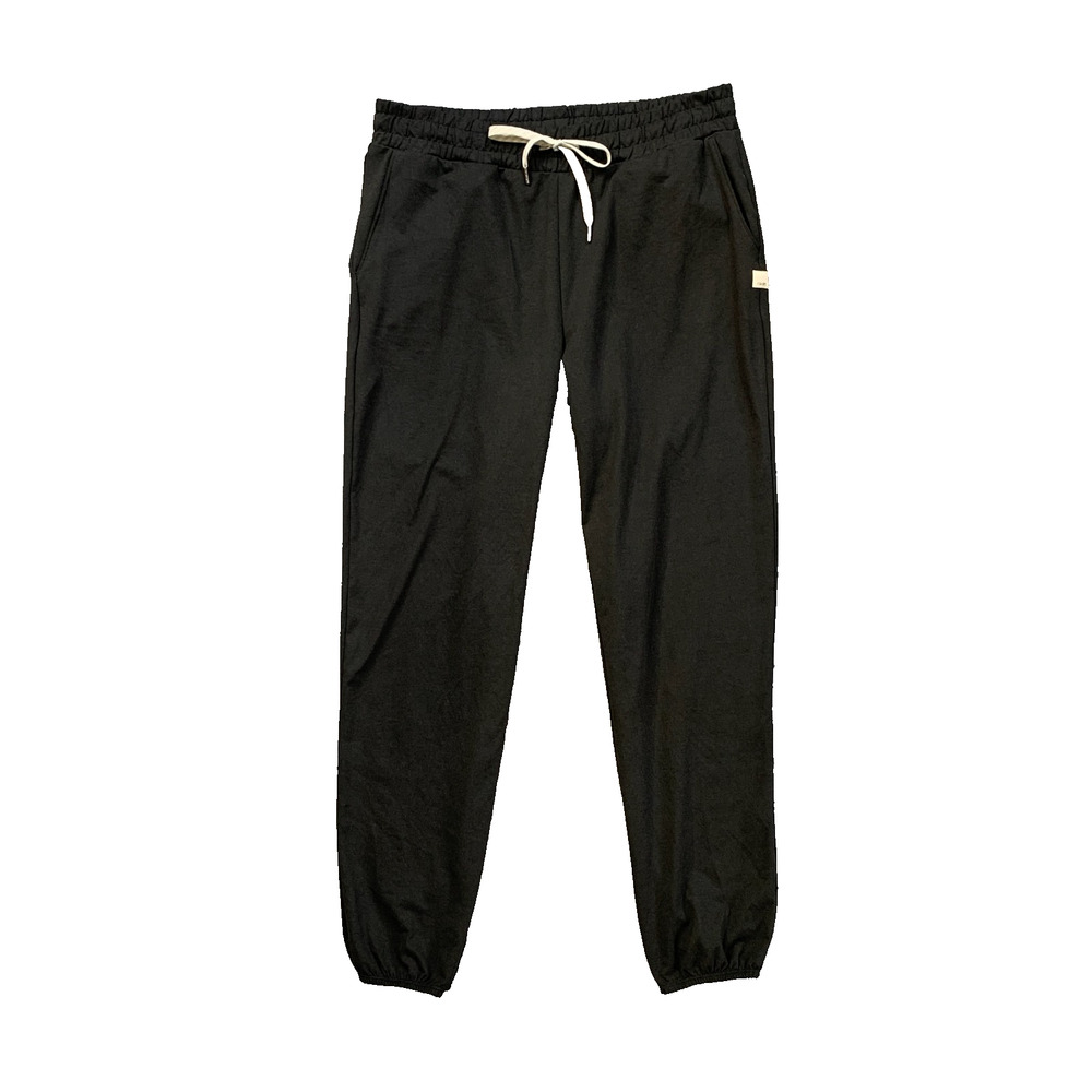 Vuori Joggers Mens M Medium Black Kore Performance Lightweight Cinched Ankle